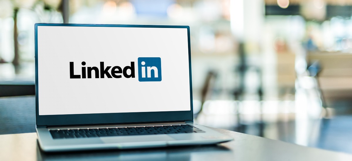 linkedin ad strategy - LinkedIn screen on a laptop