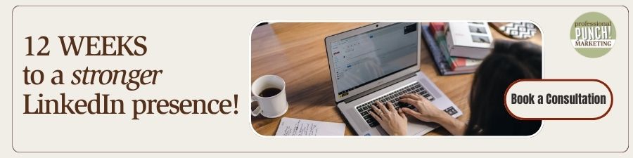 Book a Consultation with Professional Punch for a stronger LinkedIn Presence