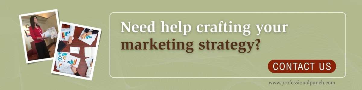 Marketing Strategy Call to action, image of person and marketing documents