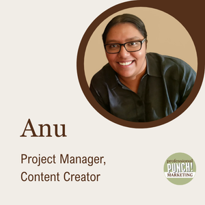 Anu, Project manager and content creator
