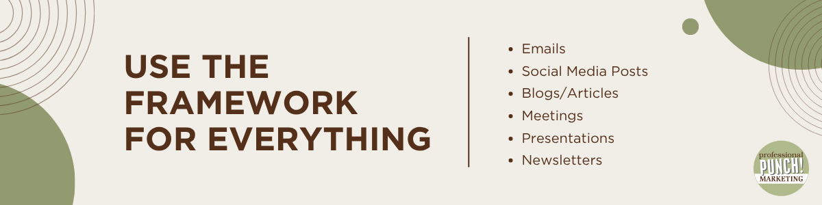 Use the framework for everything